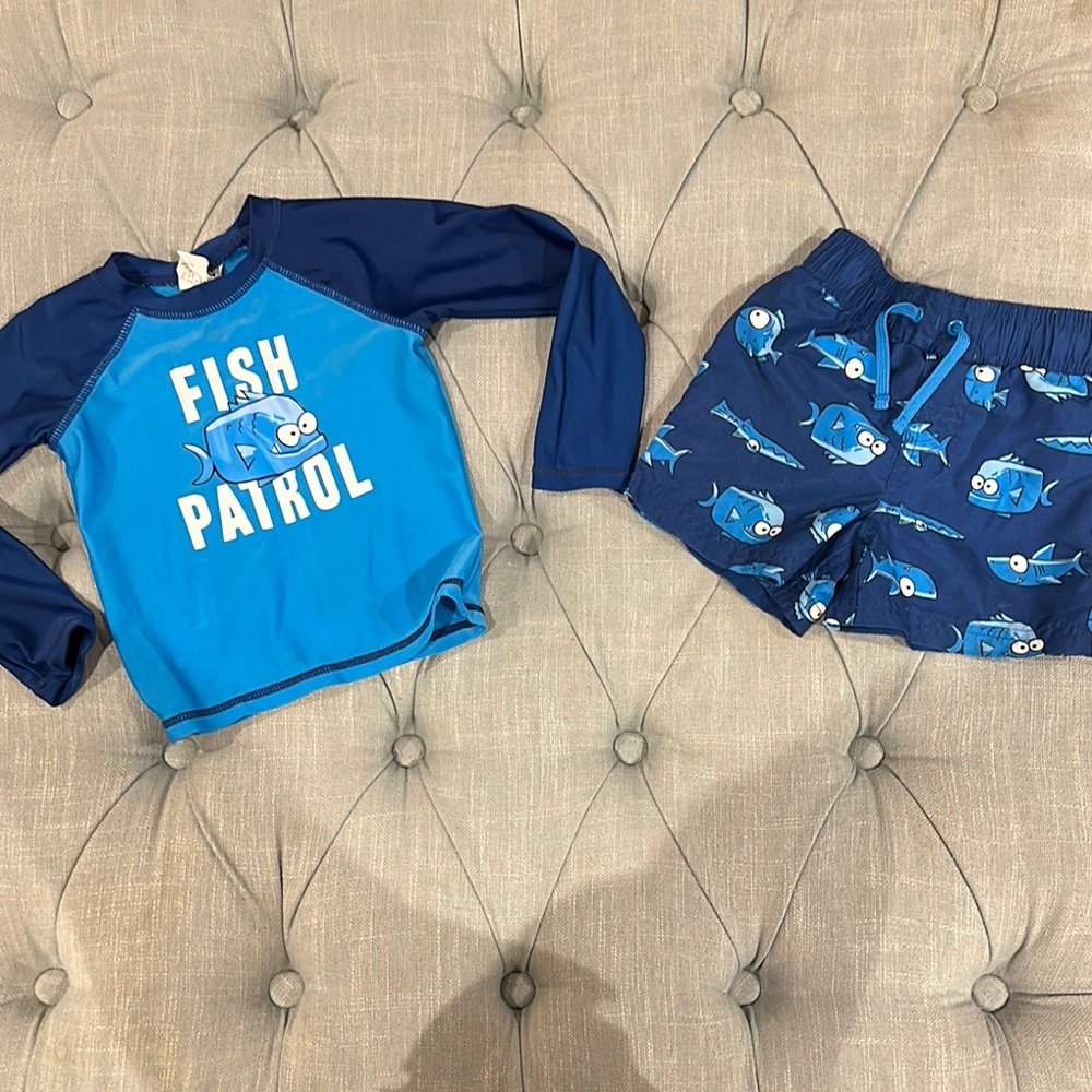 Kids Swim Set - Blue Fish Patrol